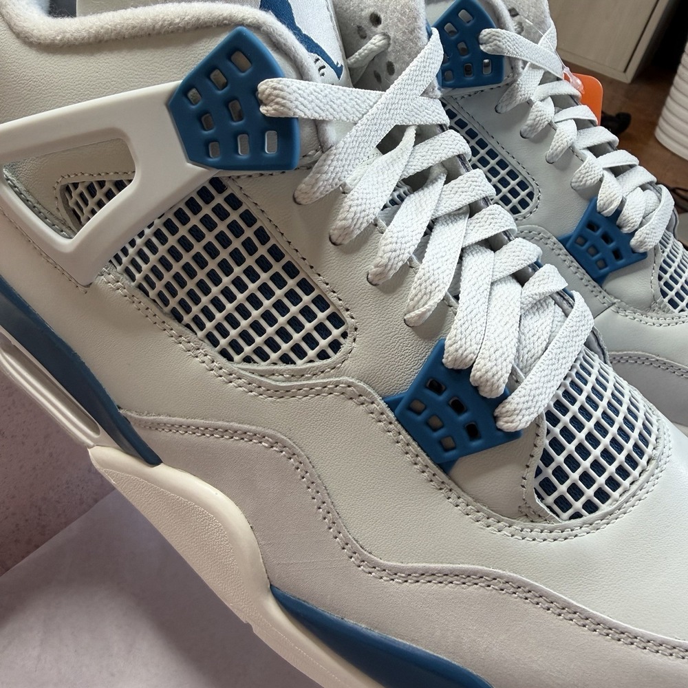 Air Jordan 4 Retro Military Blue 2024 FV5029-141 Size 12